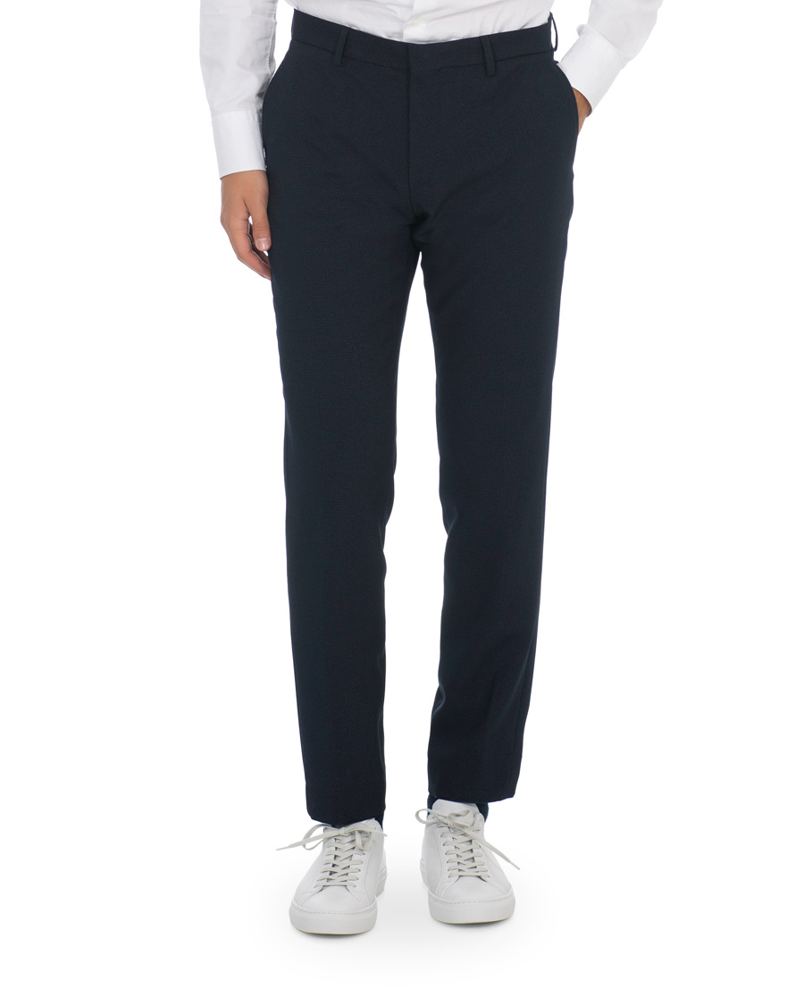 Herre | Bukser | BOSS BLACK | BOSS Gains Washable Performance Tailoring Trousers Navy