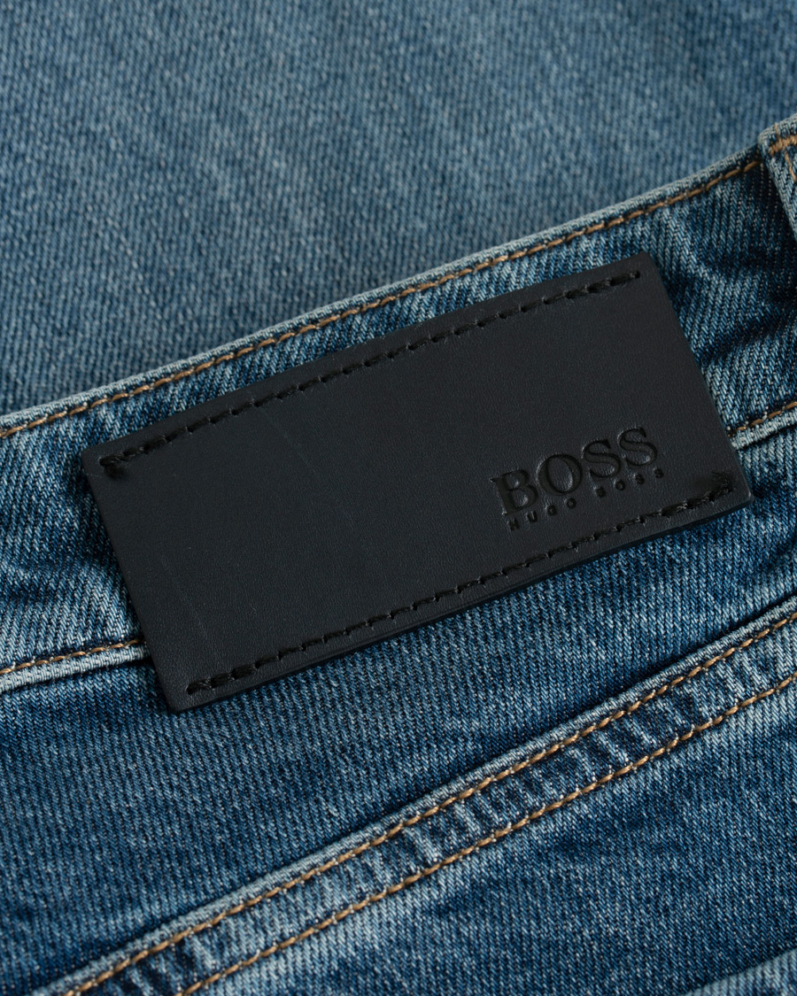 Herre | Jeans | BOSS BLACK | BOSS Maine Stretch Candiani Jeans Light Blue