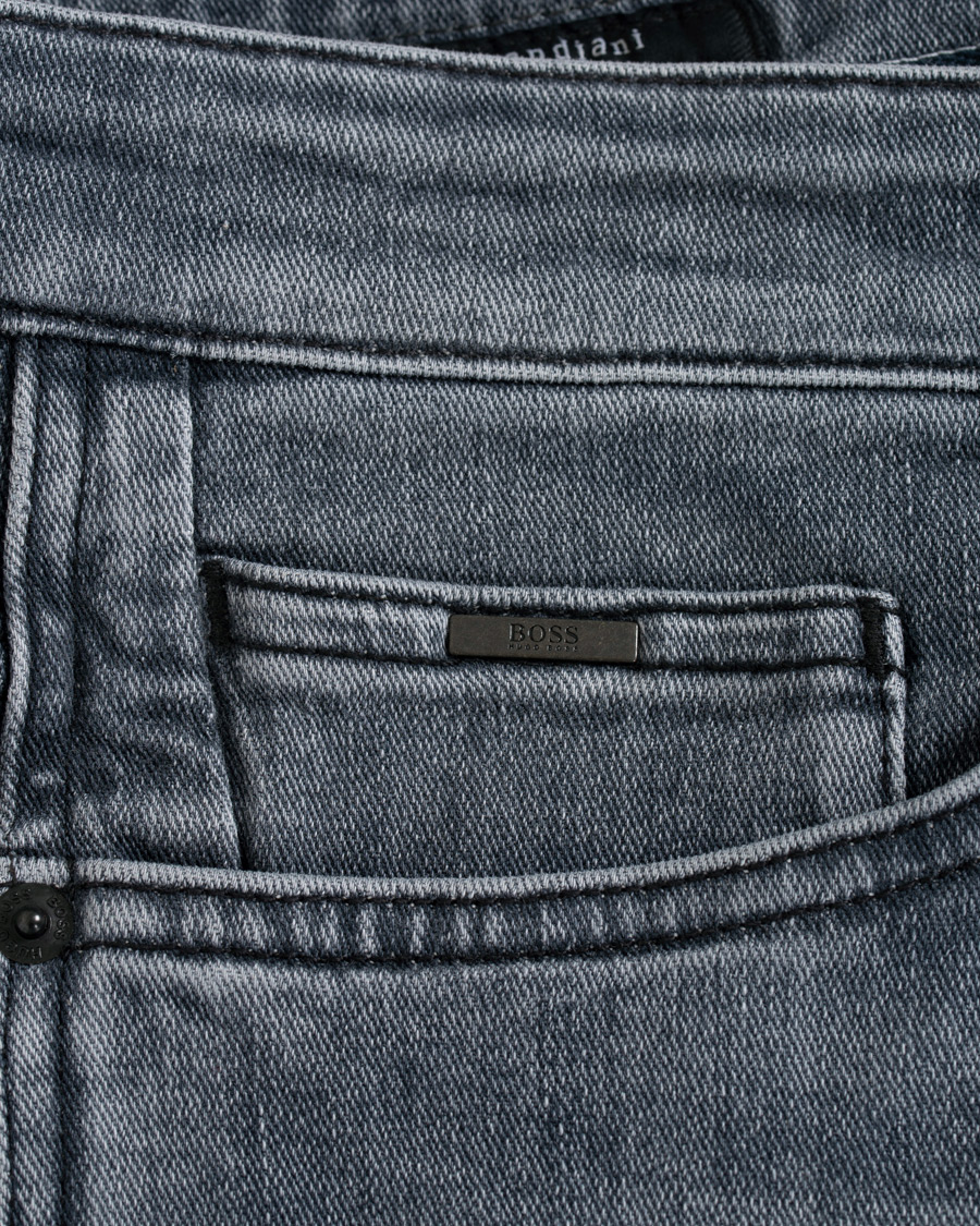 Herre | Jeans | BOSS BLACK | BOSS Delaware Stretch Candiani Jeans Grey