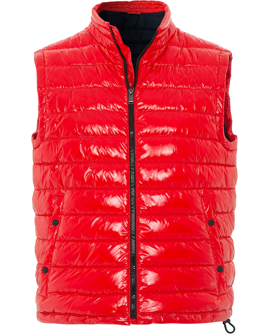 Herre | Jakker | BOSS BLACK | BOSS Cilla High Shine Vest Red