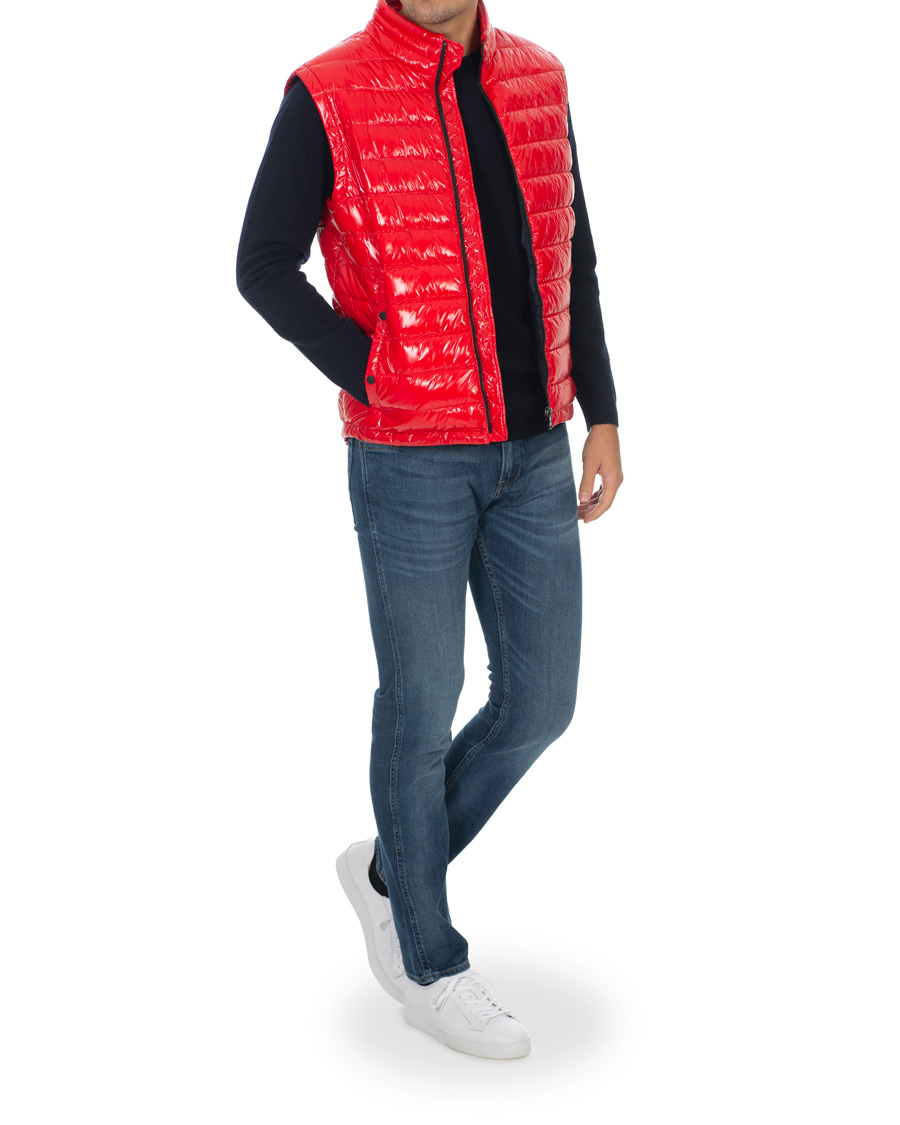 Herre | Jakker | BOSS BLACK | BOSS Cilla High Shine Vest Red