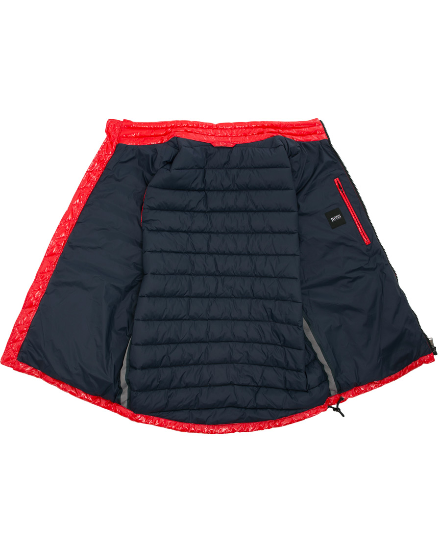 Herre | Jakker | BOSS BLACK | BOSS Cilla High Shine Vest Red