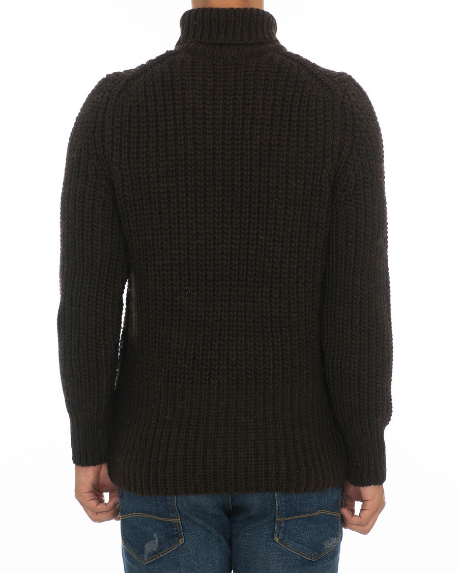 Herre | Gensere | BOSS BLACK | BOSS Barnnet Alpaca Wool Blend Rollneck Ganache Brown