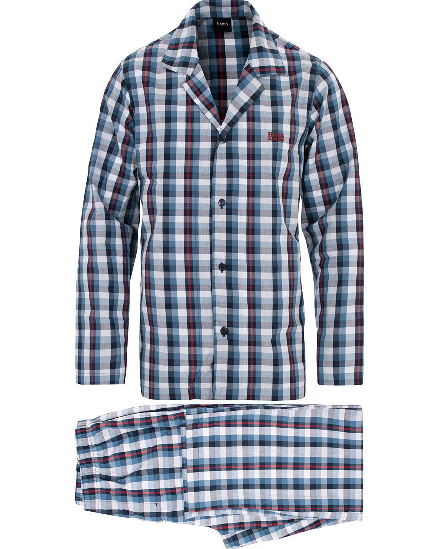 Herre | Pyjamaser og badekåper | BOSS BLACK | BOSS Urban Pyjama Set Medium Blue