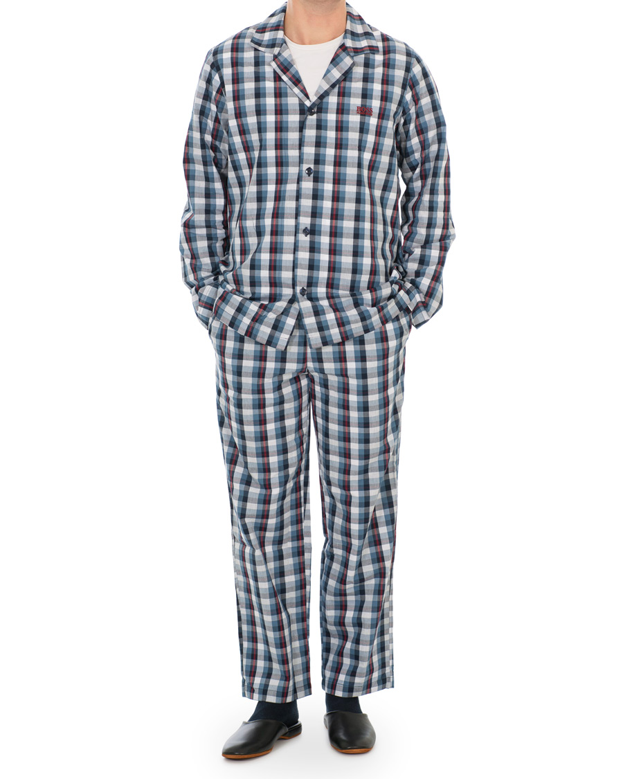 Herre | Pyjamaser og badekåper | BOSS BLACK | BOSS Urban Pyjama Set Medium Blue