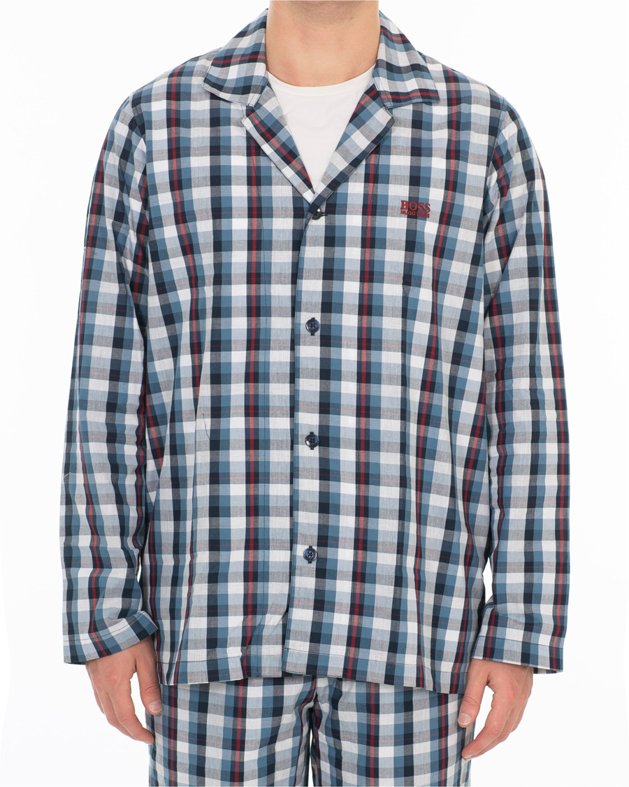 Herre | Pyjamaser og badekåper | BOSS BLACK | BOSS Urban Pyjama Set Medium Blue