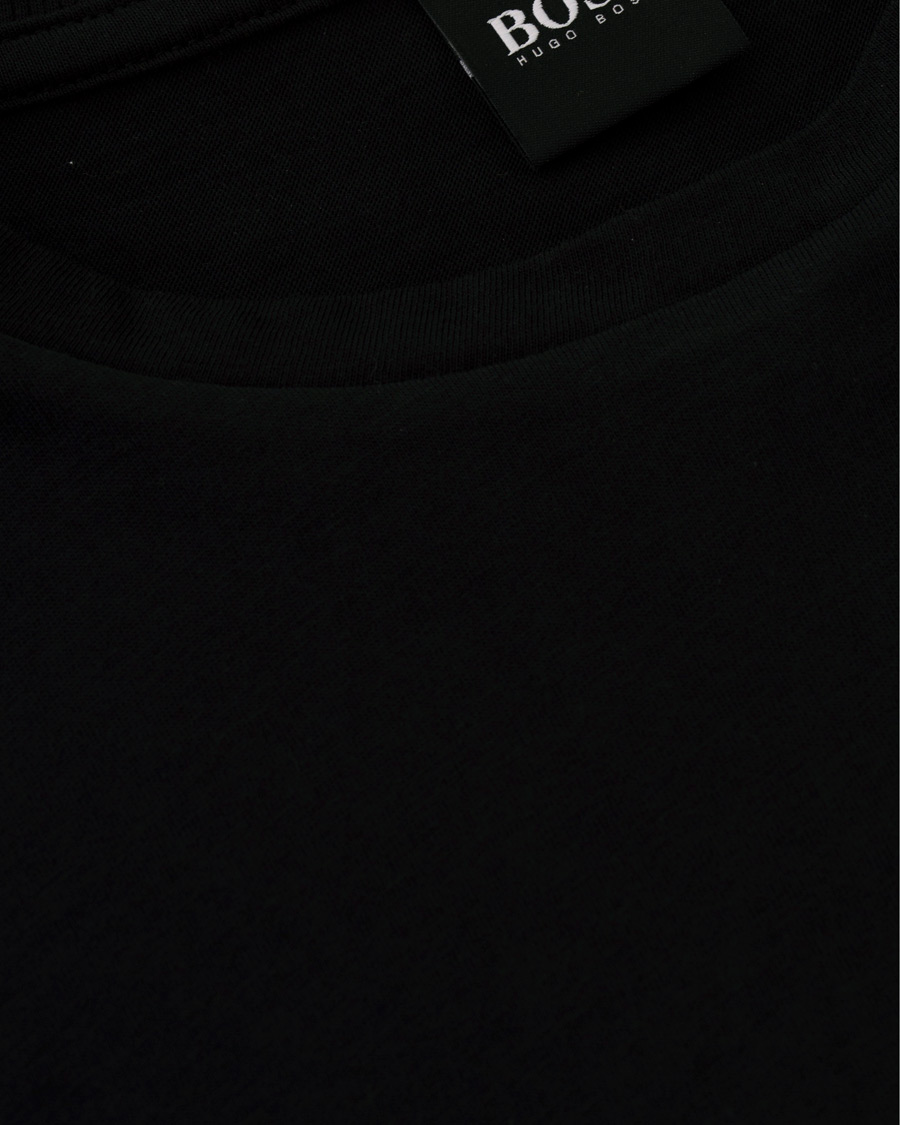 Herre | T-Shirts | BOSS GREEN | BOSS Athleisure Logo Crew Neck Tee Black/Gold
