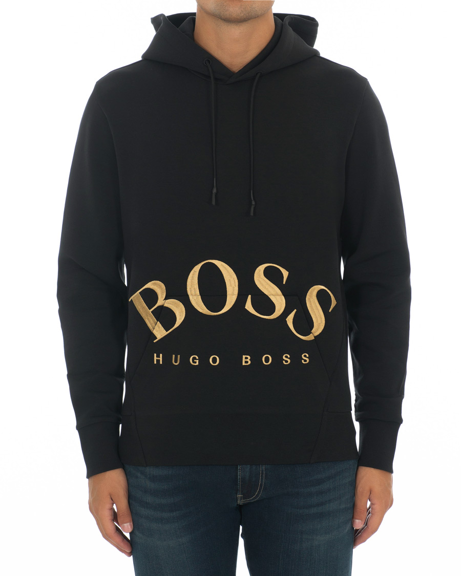Herre | Gensere | BOSS GREEN | BOSS Athleisure Sly Hoodie Black/Gold