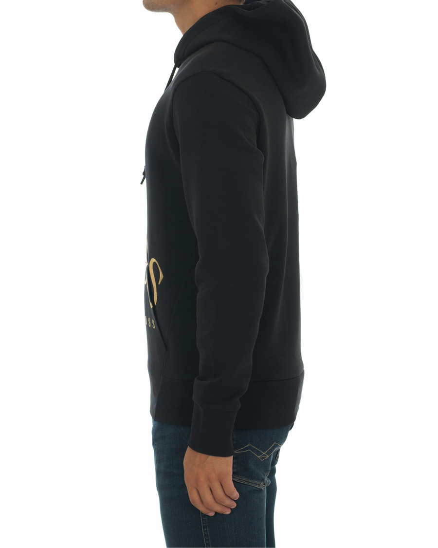 Herre | Gensere | BOSS GREEN | BOSS Athleisure Sly Hoodie Black/Gold
