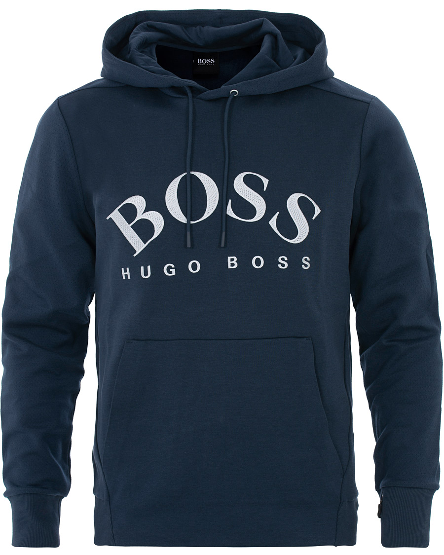 Herre | Gensere | BOSS GREEN | BOSS Athleisure Soody Hoodie Navy/Silver