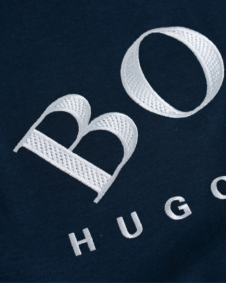 Herre | Gensere | BOSS GREEN | BOSS Athleisure Soody Hoodie Navy/Silver