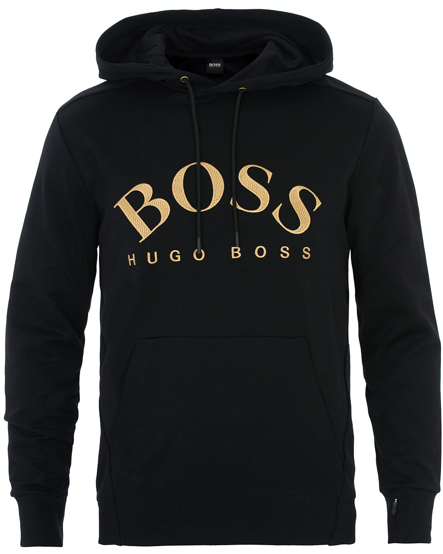 Herre | Gensere | BOSS GREEN | BOSS Athleisure Soody Hoodie Black/Gold