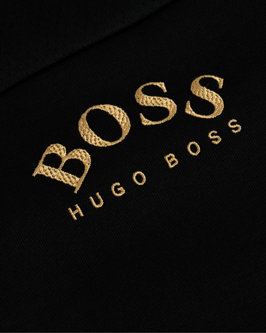 Herre | Gensere | BOSS GREEN | BOSS Athleisure Saggy Win Full Zip Hoodie Black/Gold