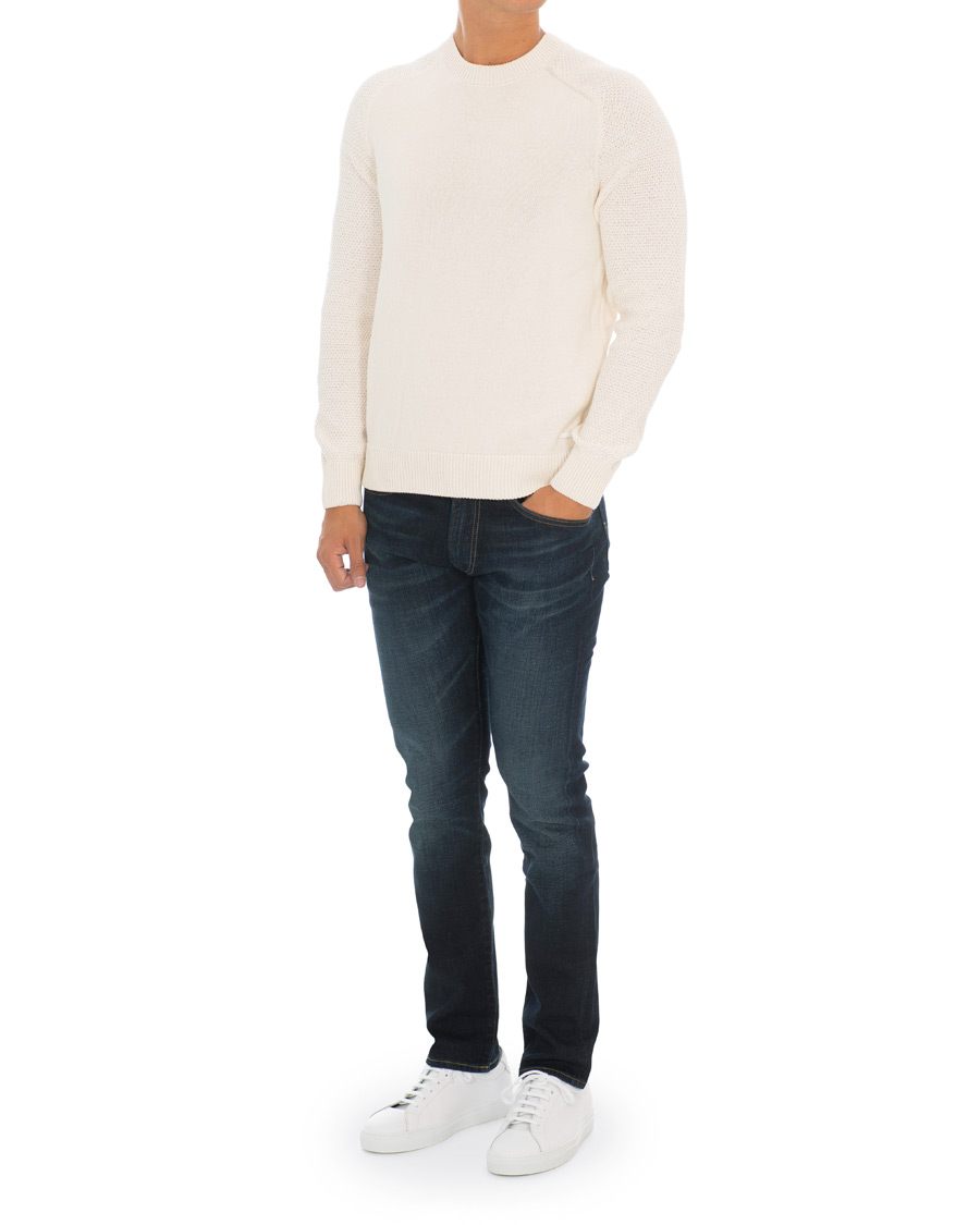 Herre | Gensere | BOSS ORANGE | BOSS Casual Kamiscos Recylced Cotton Blend Crew Neck Cloud Cream