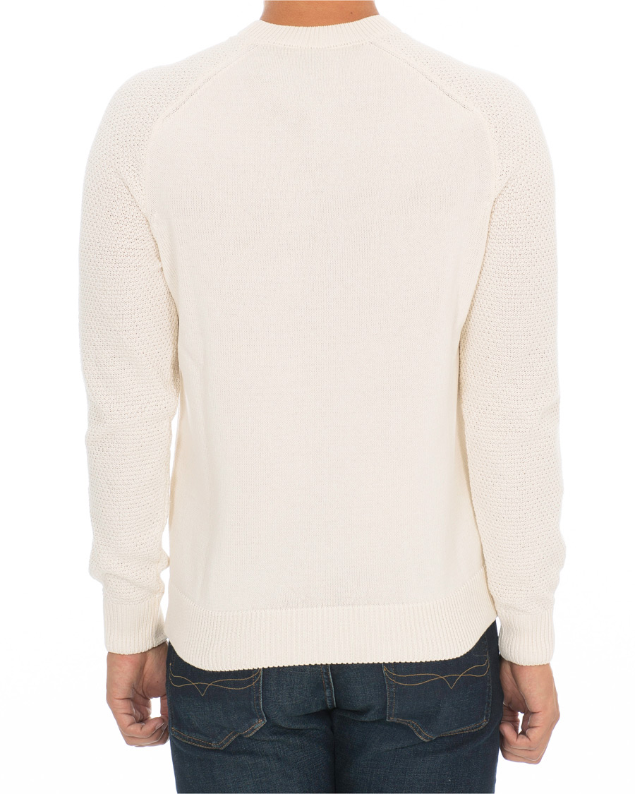Herre | Gensere | BOSS ORANGE | BOSS Casual Kamiscos Recylced Cotton Blend Crew Neck Cloud Cream