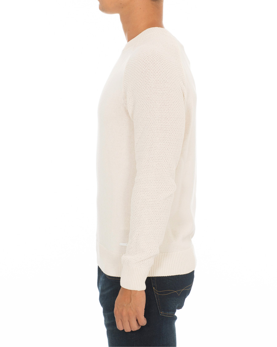 Herre | Gensere | BOSS ORANGE | BOSS Casual Kamiscos Recylced Cotton Blend Crew Neck Cloud Cream
