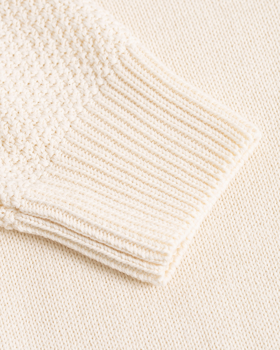 Herre | Gensere | BOSS ORANGE | BOSS Casual Kamiscos Recylced Cotton Blend Crew Neck Cloud Cream