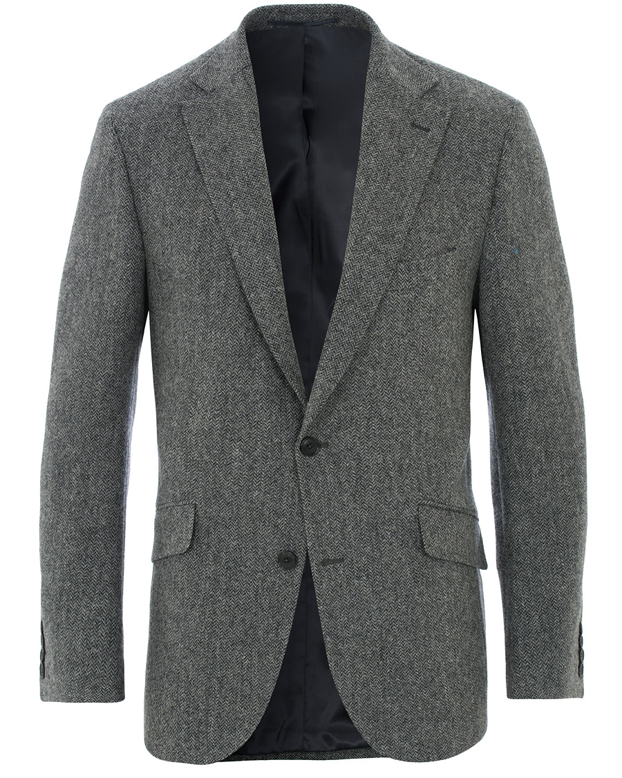Herre | Dressjakker | Walker Slater | Edward Tweed Herringbone Blazer Charcoal