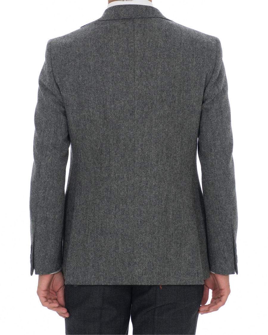 Herre | Dressjakker | Walker Slater | Edward Tweed Herringbone Blazer Charcoal
