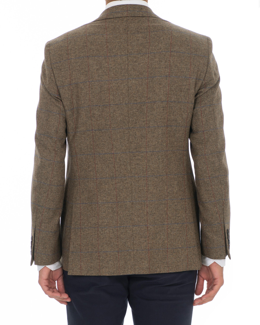 Herre | Dressjakker | Walker Slater | Edward Tweed Windowpane Blazer Brown