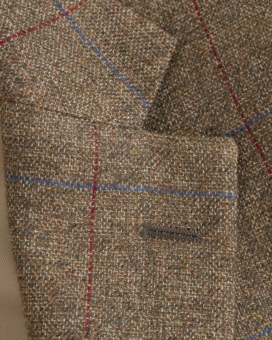 Herre | Dressjakker | Walker Slater | Edward Tweed Windowpane Blazer Brown