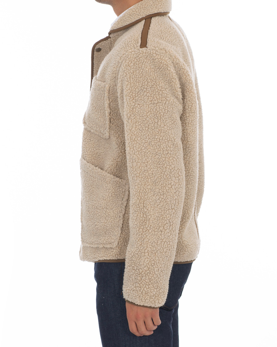 Herre | Jakker | J.Crew | W&B Taped Sherpa Jacket Heather Natural