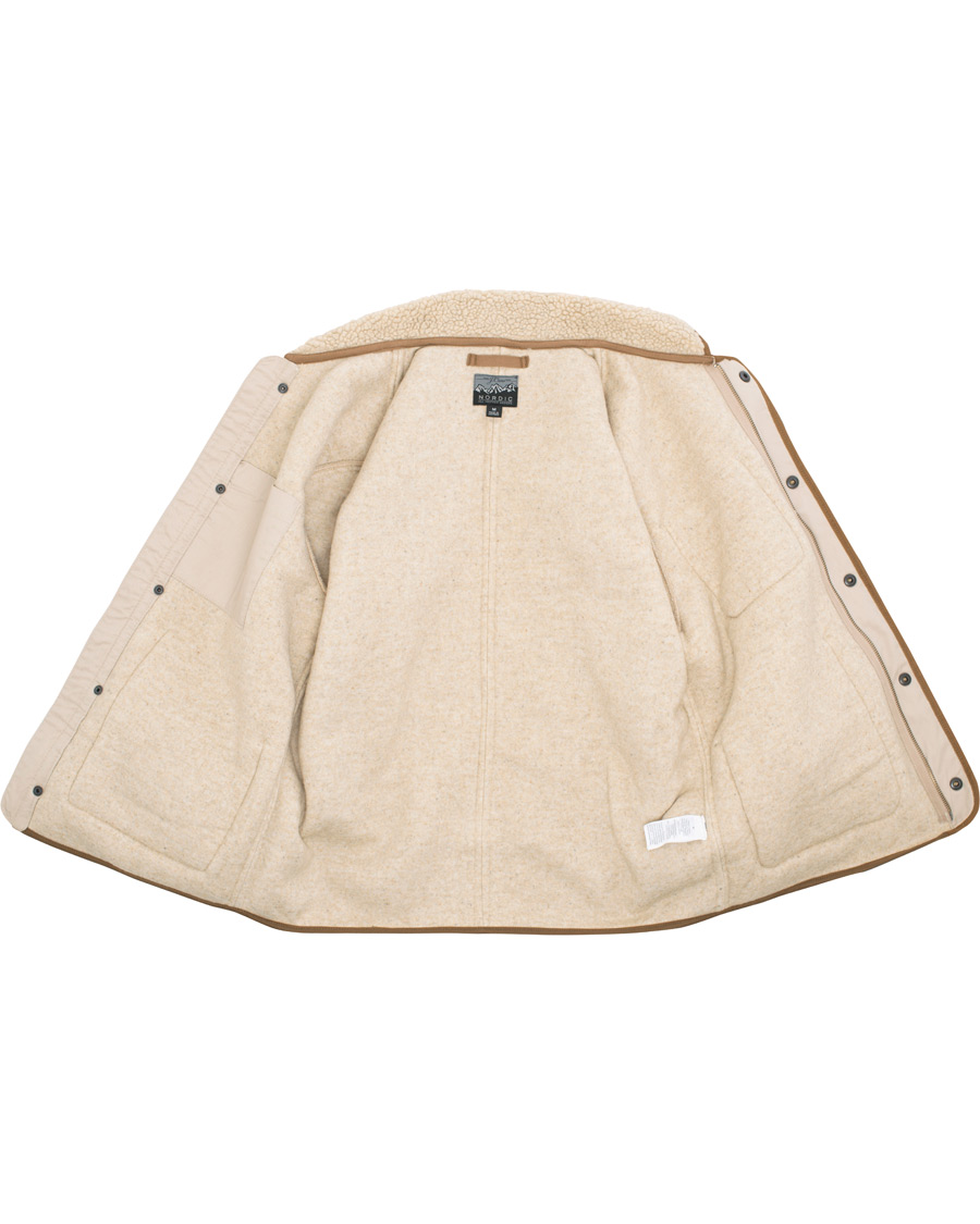 Herre | Jakker | J.Crew | W&B Taped Sherpa Jacket Heather Natural