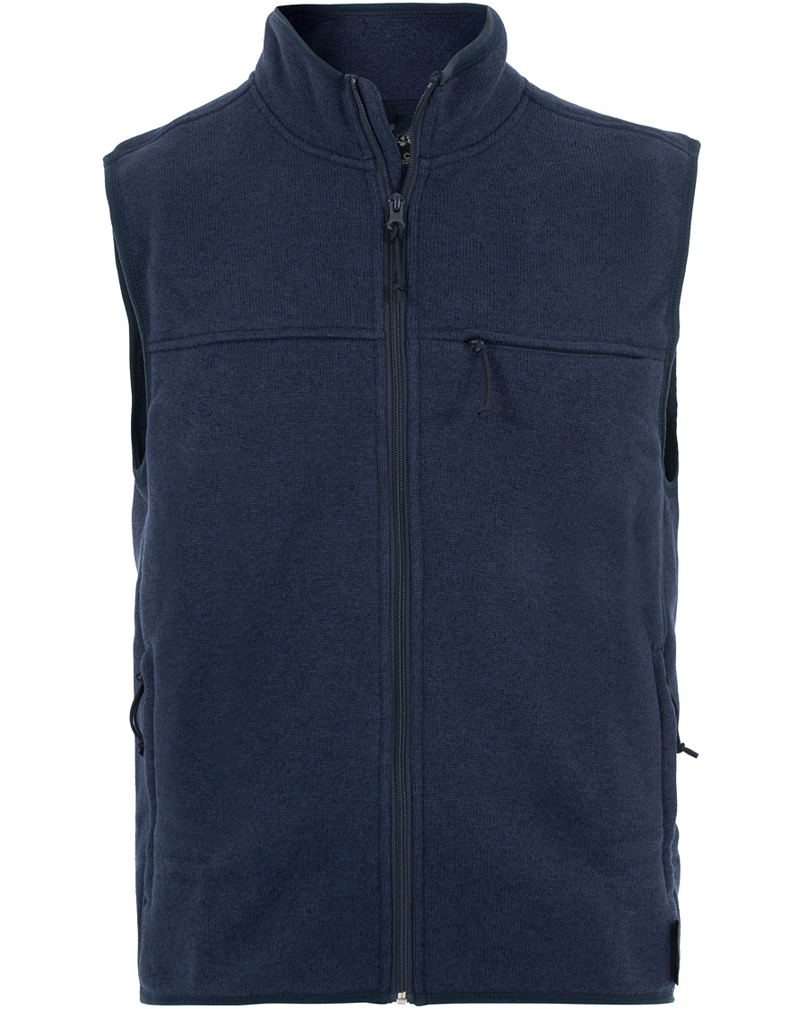 Herre | Jakker | J.Crew | Fleece Vest Marled Navy