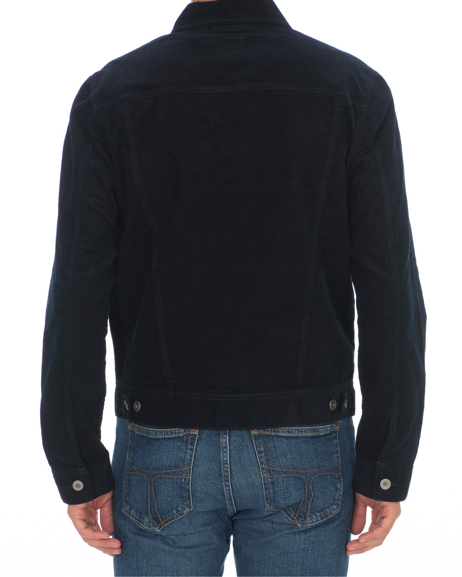 Herre | Jakker | J.Crew | Stretch Corduroy Trucker Jacket Navy