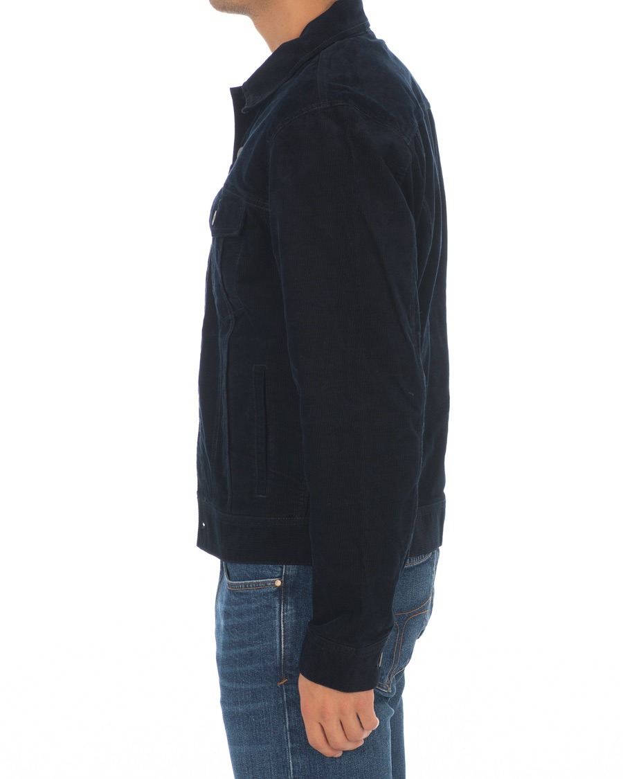 Herre | Jakker | J.Crew | Stretch Corduroy Trucker Jacket Navy