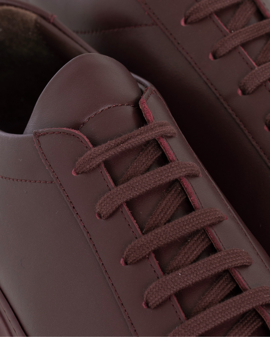 Herre | Common Projects Original Achilles Leather Sneaker Wine Red | Common Projects | Original Achilles Leather Sneaker Wine Red