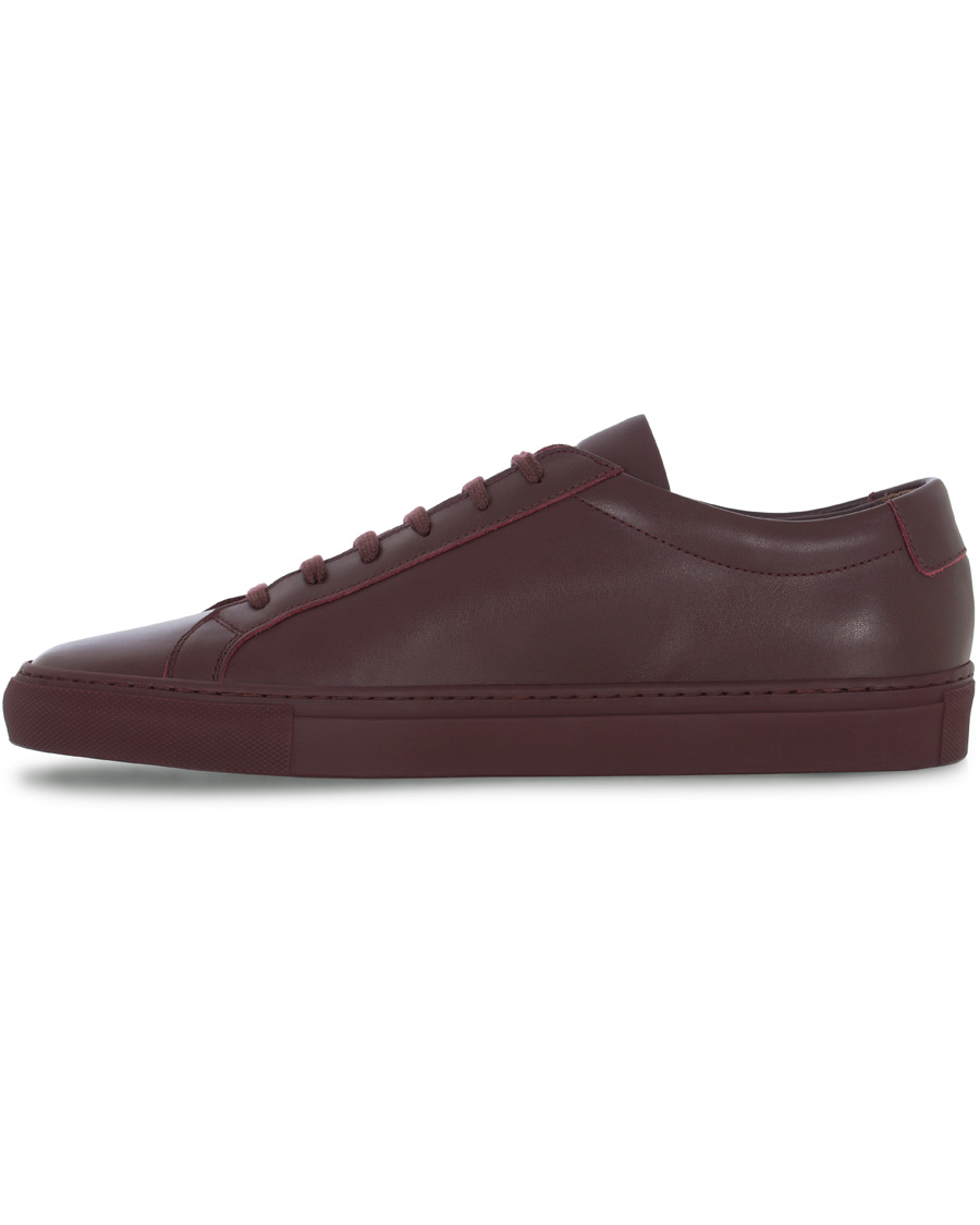 Herre | Common Projects Original Achilles Leather Sneaker Wine Red | Common Projects | Original Achilles Leather Sneaker Wine Red