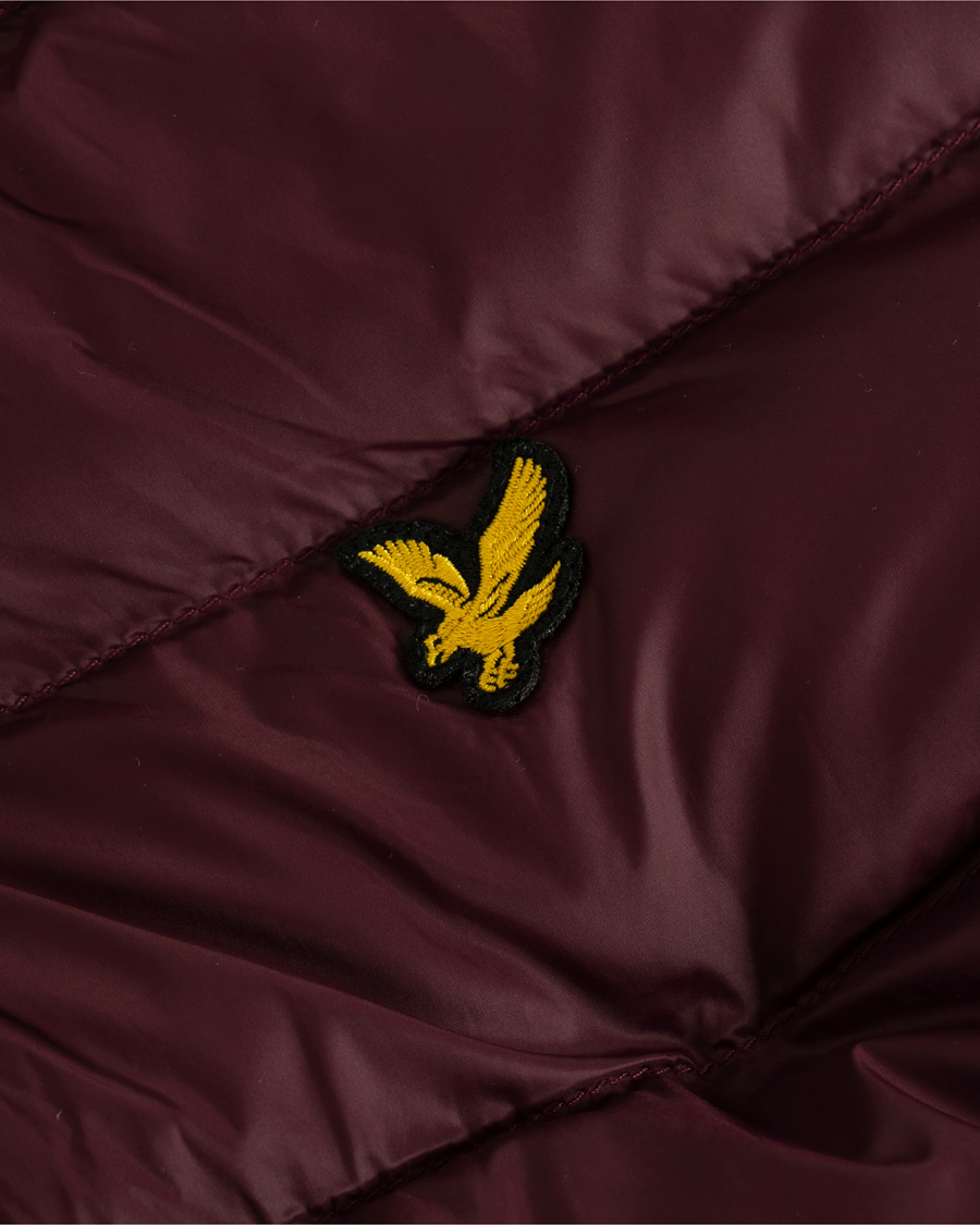 Herre | Jakker | Lyle & Scott | Lightweight Puffer Jacket Burgundy