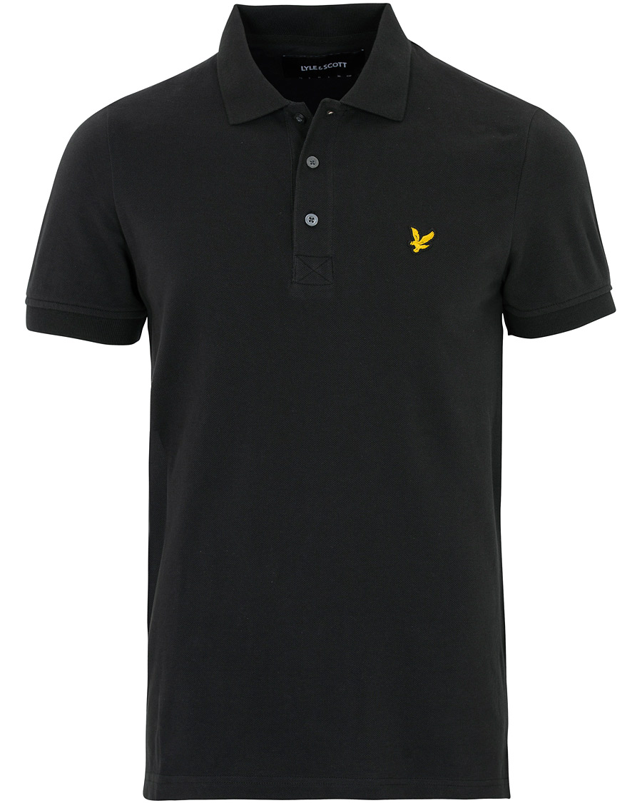 Herre | Pikéer | Lyle & Scott | Plain Polo Shirt True Black