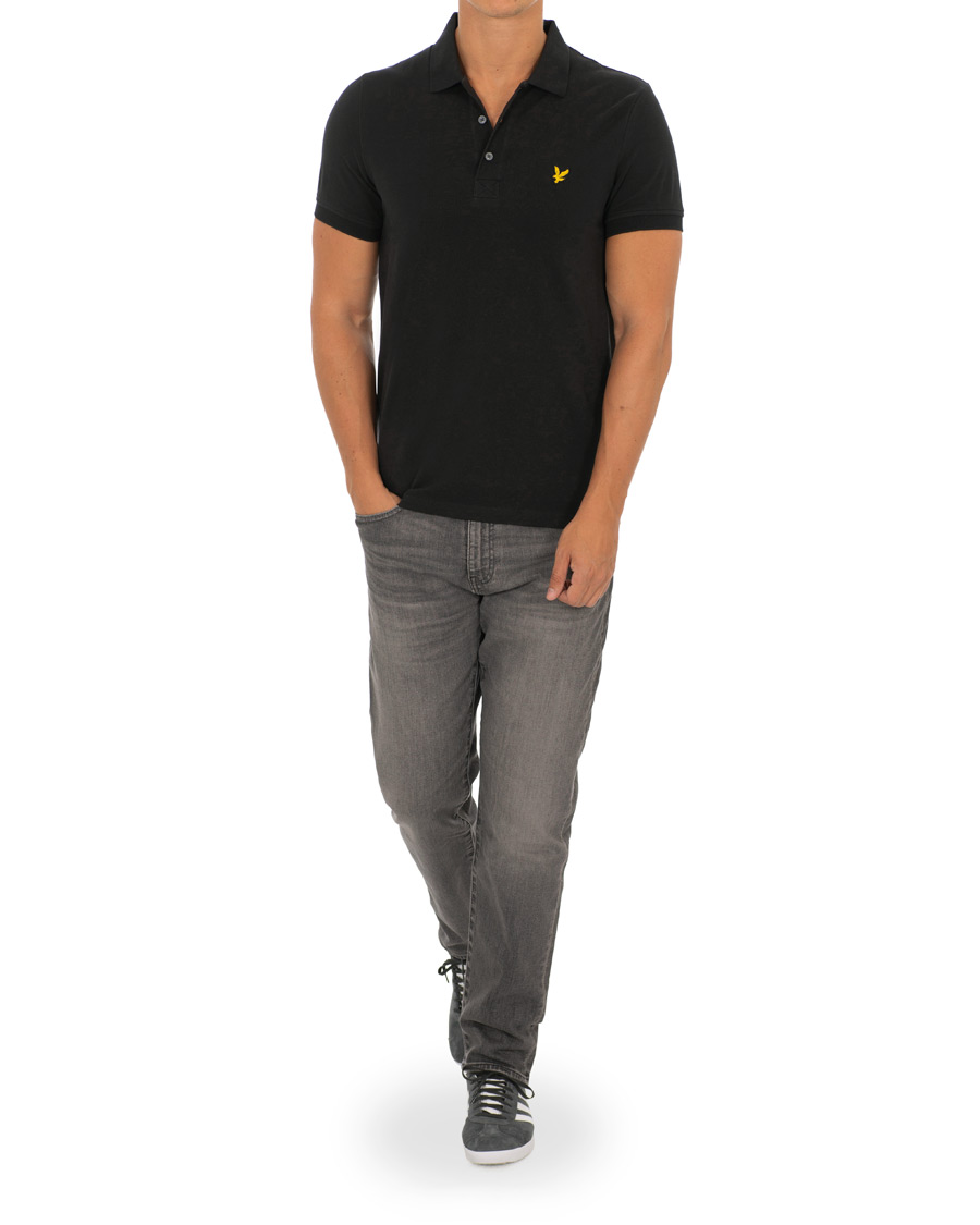 Herre | Pikéer | Lyle & Scott | Plain Polo Shirt True Black