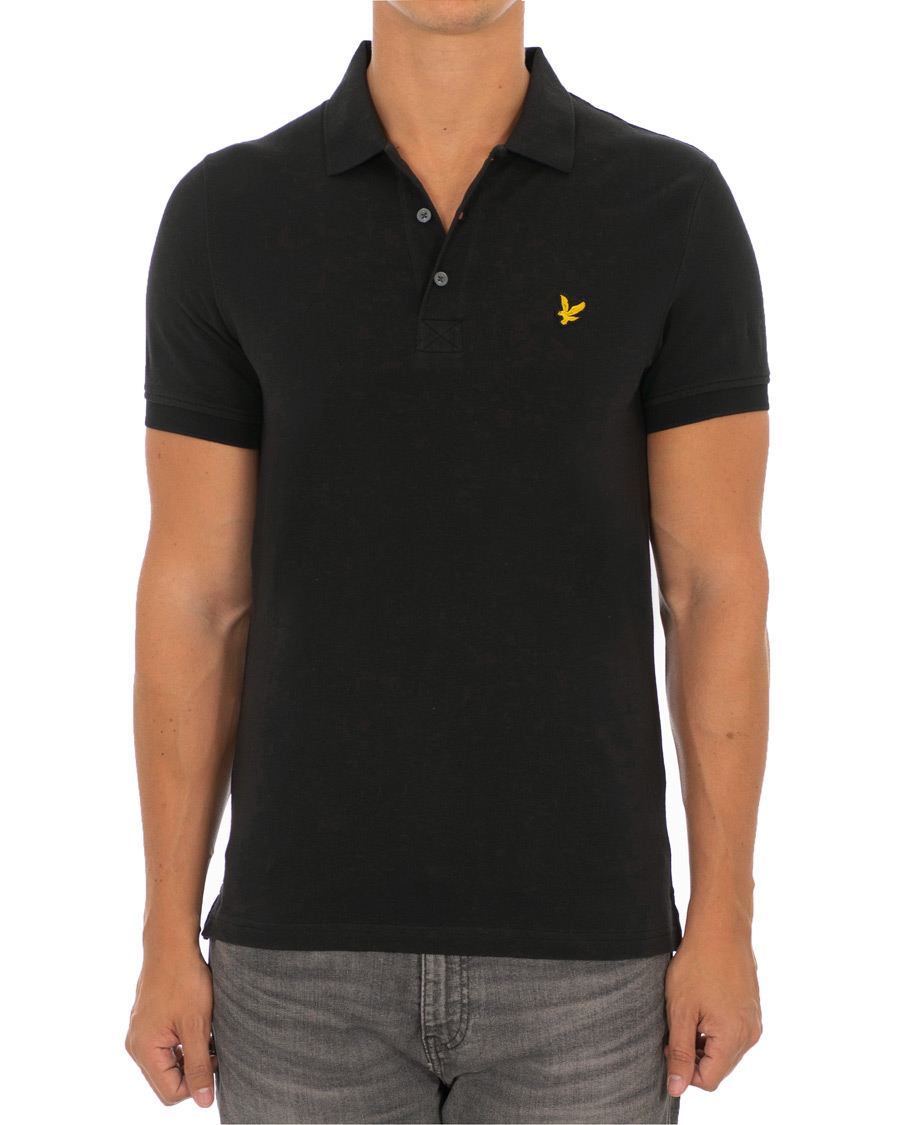 Herre | Pikéer | Lyle & Scott | Plain Polo Shirt True Black