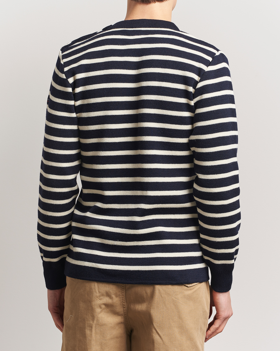 Herre | Gensere | Armor-lux | Fouesnant Classic Sweater Rich Navy/Nature