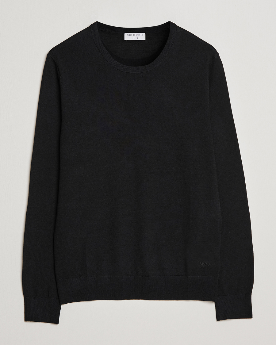 Herre | Gensere | Tiger of Sweden | Nichols Crew Neck Pullover Black