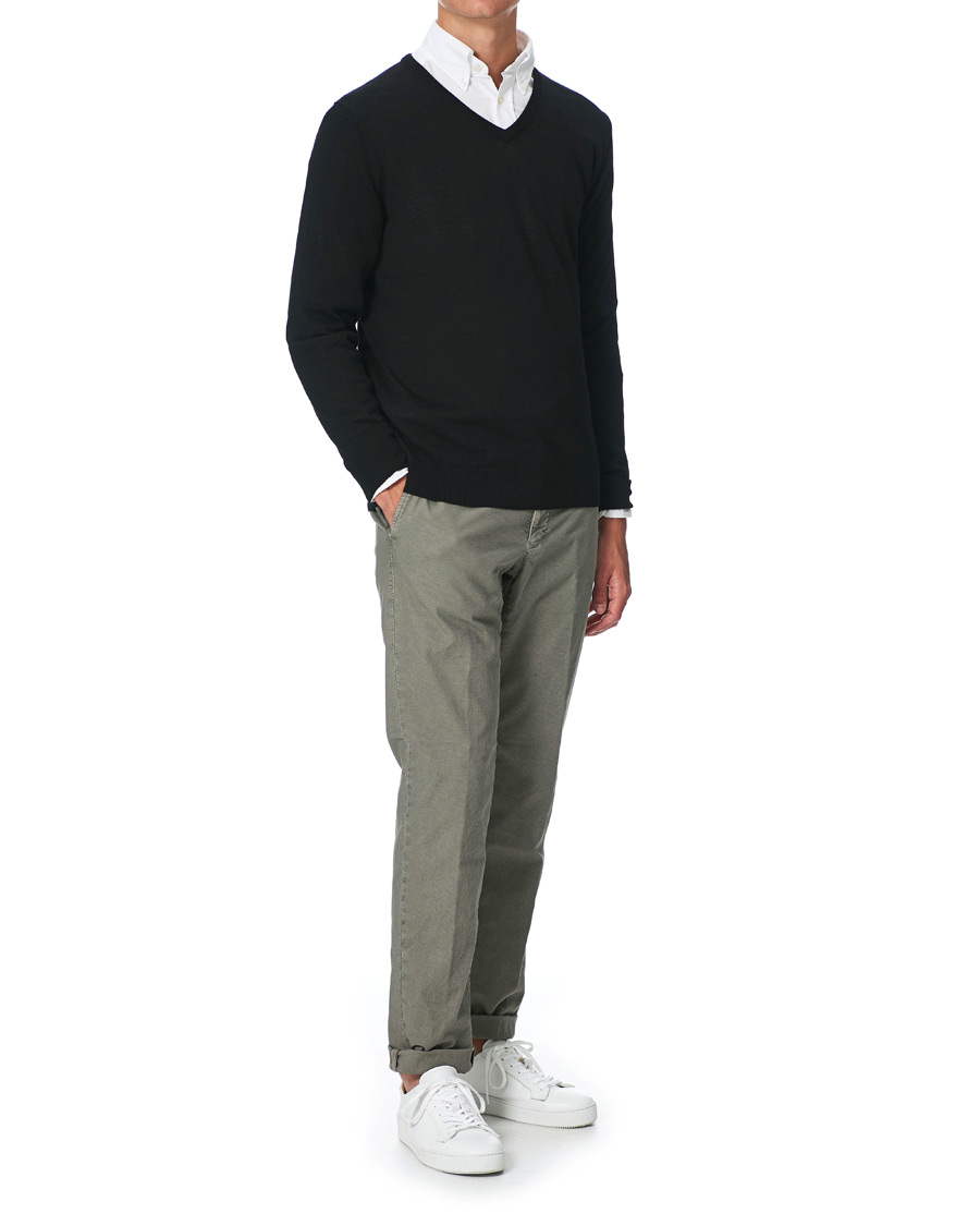 Herre | Gensere | Tiger of Sweden | Rael V-Neck Pullover Black