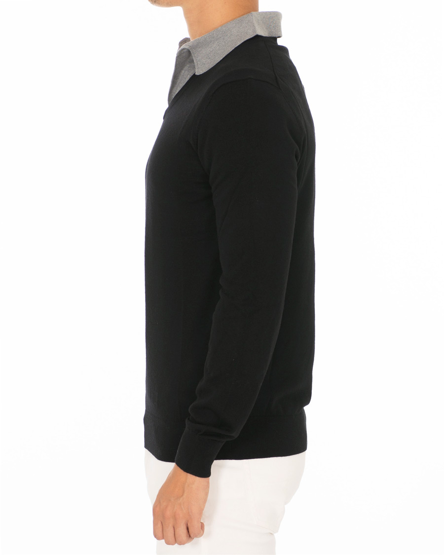 Herre | Gensere | Tiger of Sweden | Rael V-Neck Pullover Black