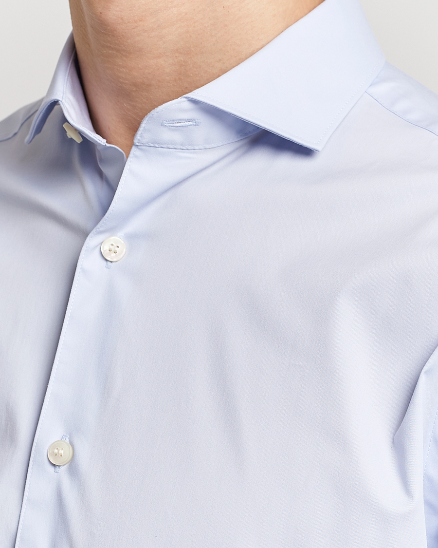 Herre | Skjorter | Tiger of Sweden | Farell 5 Stretch Shirt Light Blue