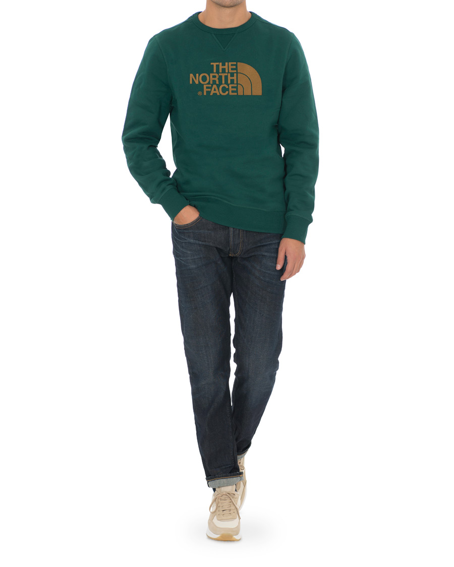 Herre | Gensere | The North Face | Drew Peak Crew Neck Sweatshirt Night Green