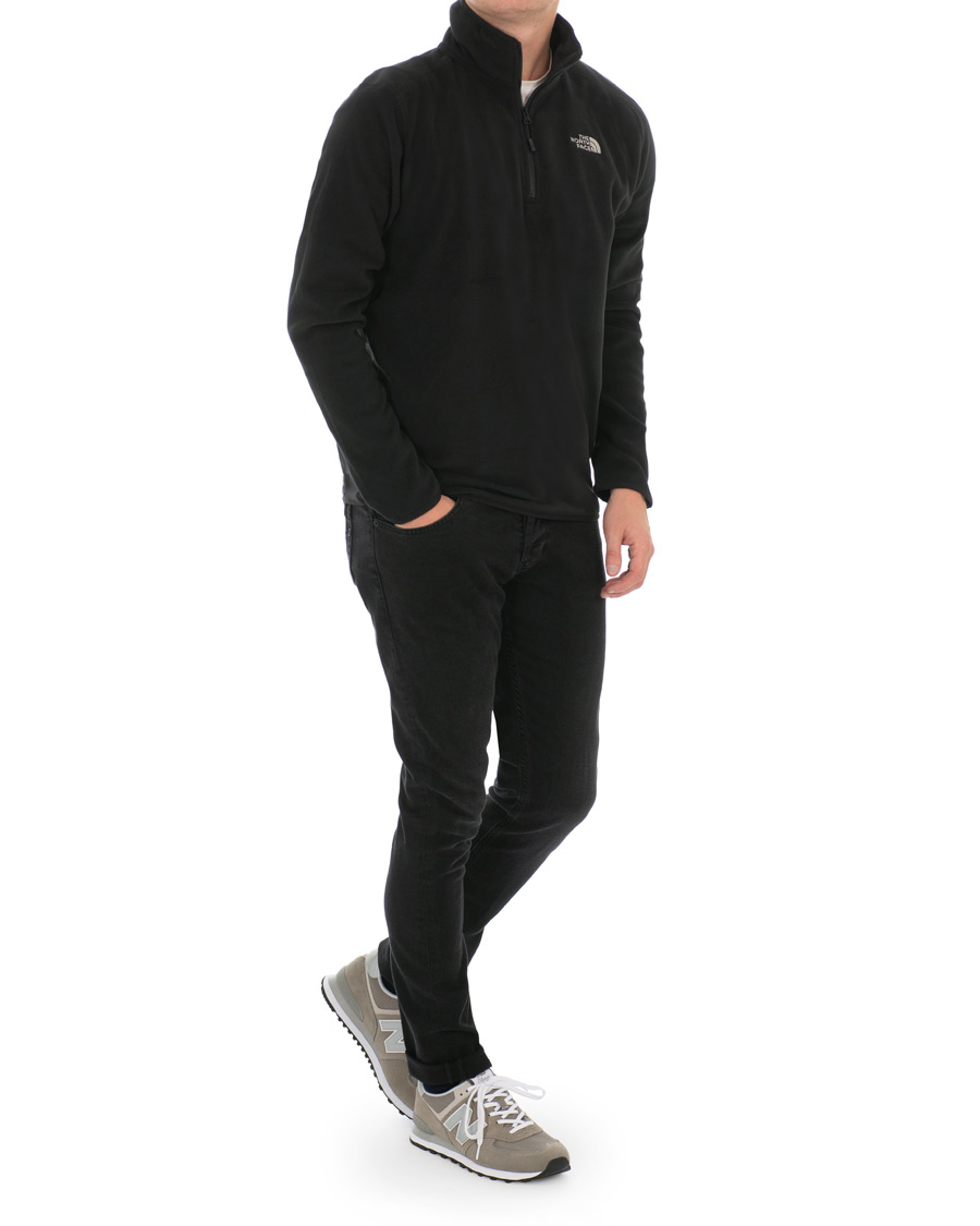 Herre | Gensere | The North Face | 100 Glacier 1/4 Zip Fleece TNF Black