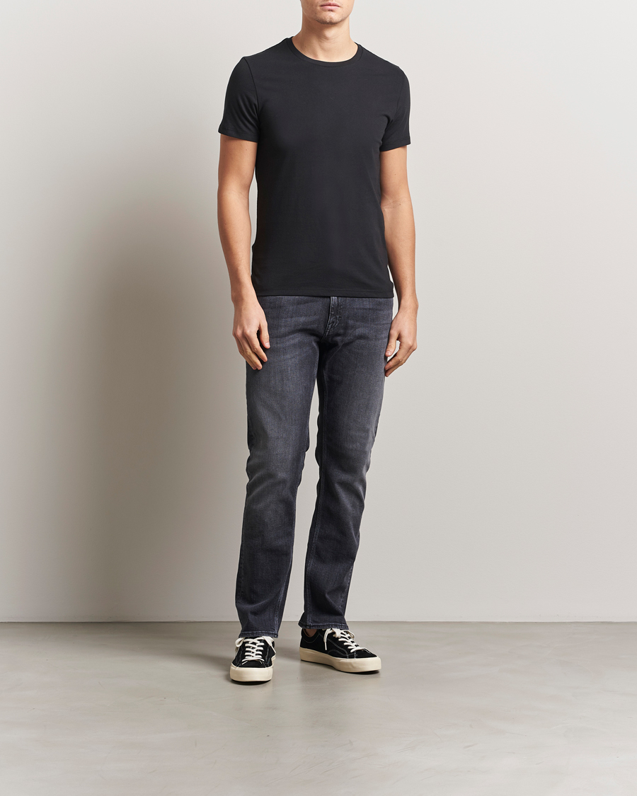 Herre | T-Shirts | Levi's | 2-Pack Crew Neck T-Shirt Black