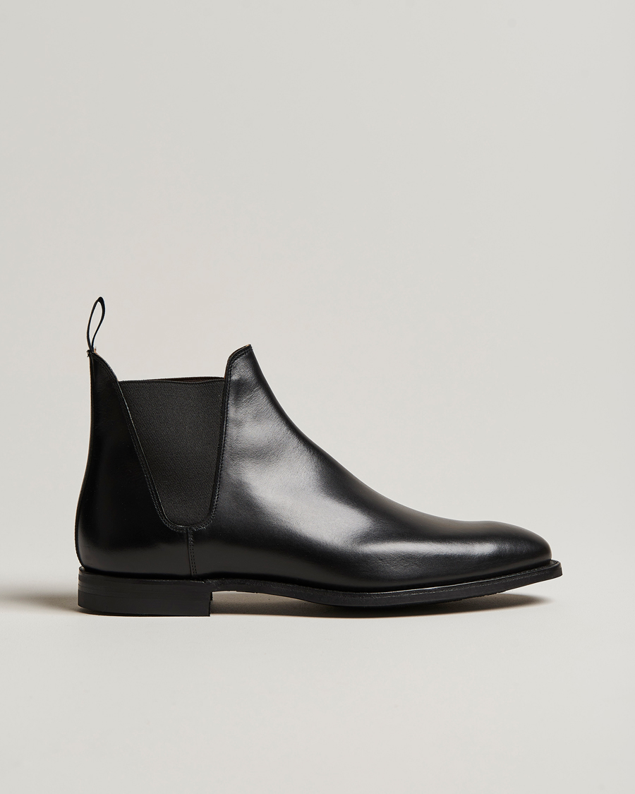 Herre | Støvler | Crockett & Jones | Chelsea 8 City Sole Black Calf