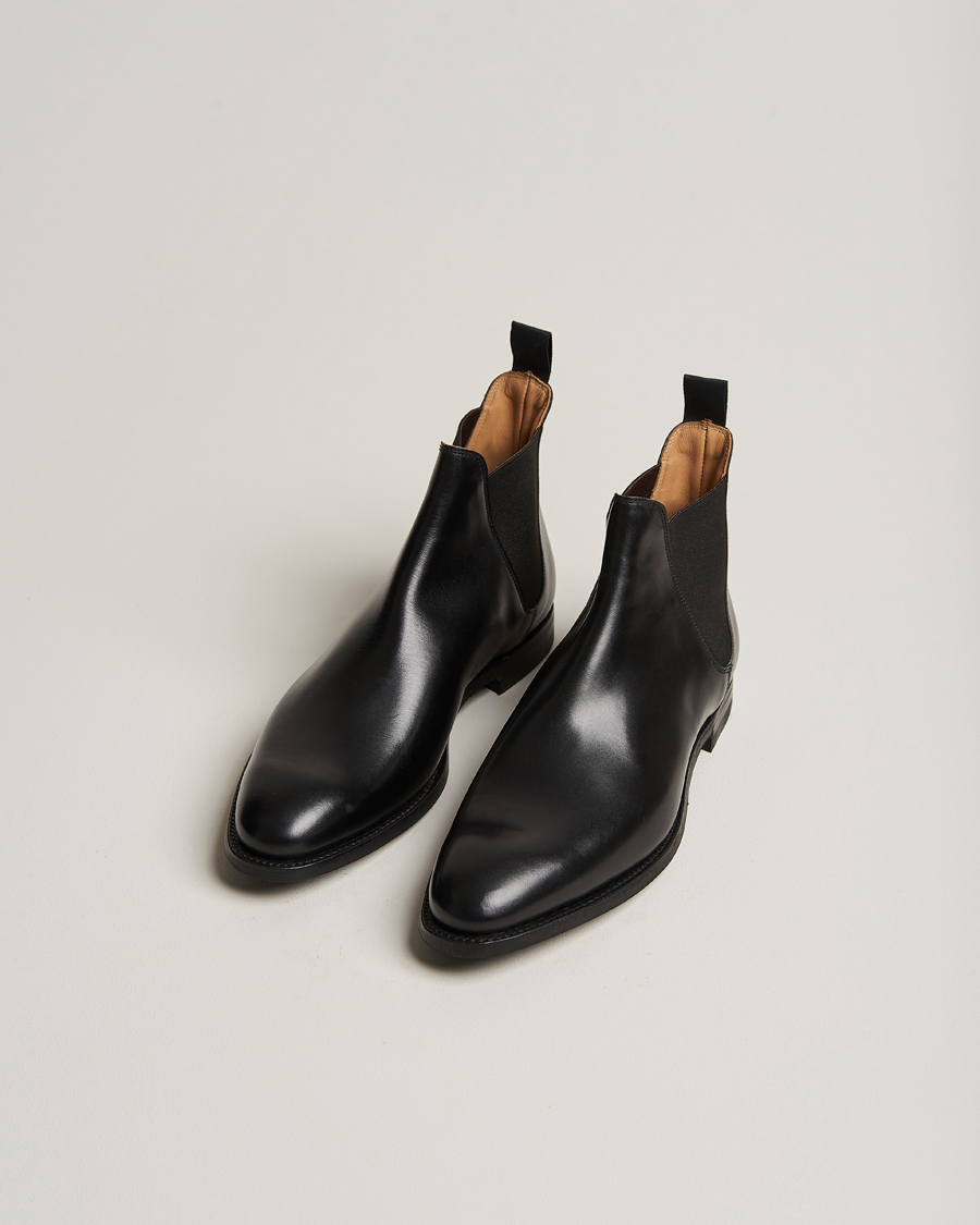 Herr | Kängor | Crockett & Jones | Chelsea 8 City Sole Black Calf