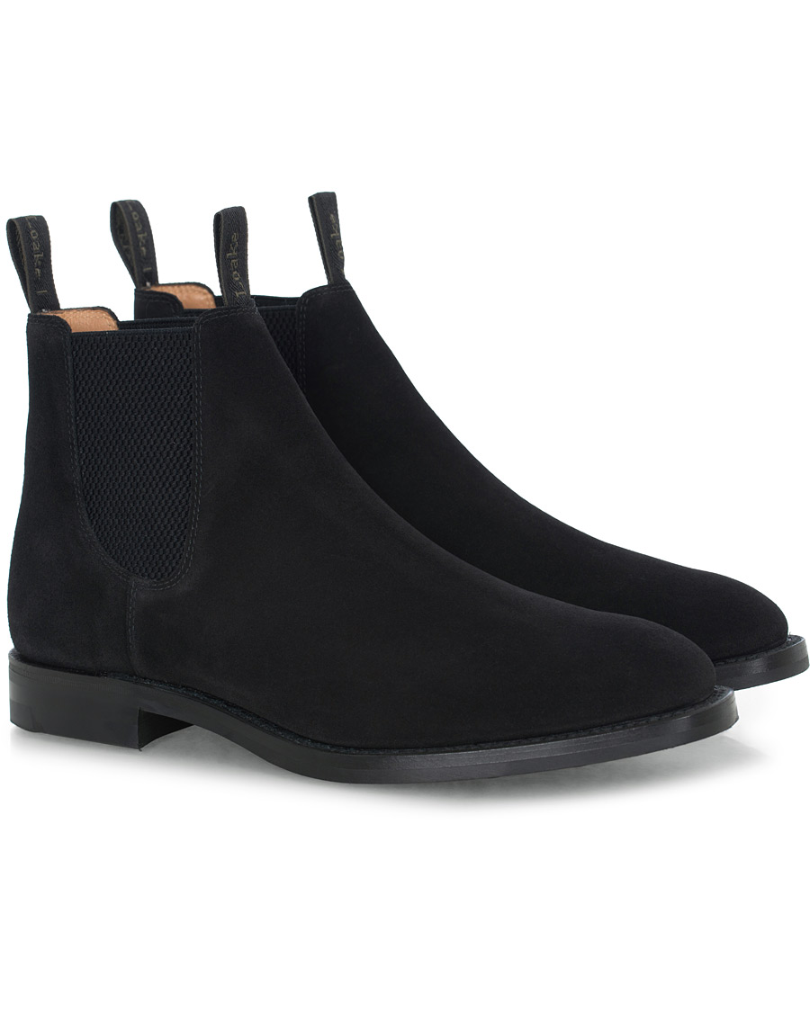 Herre | Loake 1880 Chatsworth Chelsea Boot Black Suede | Loake 1880 | Chatsworth Chelsea Boot Black Suede