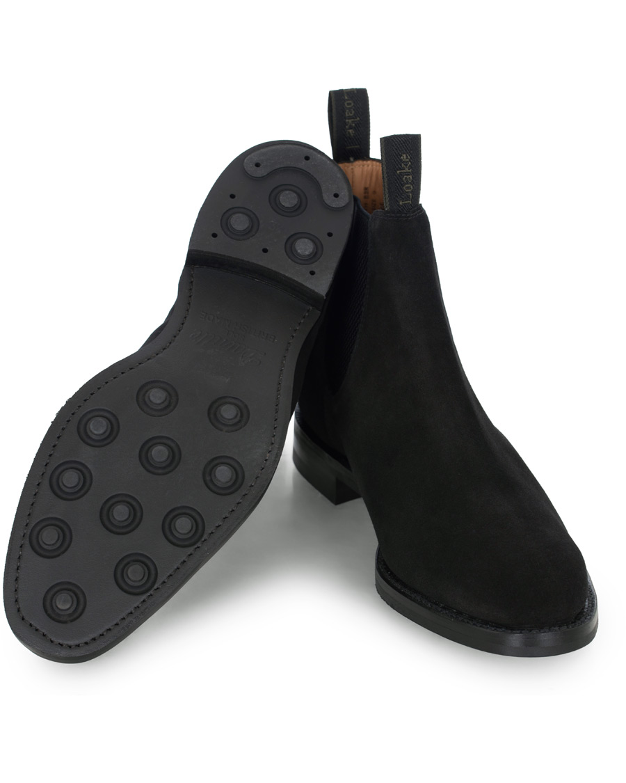 Herre | Loake 1880 Chatsworth Chelsea Boot Black Suede | Loake 1880 | Chatsworth Chelsea Boot Black Suede