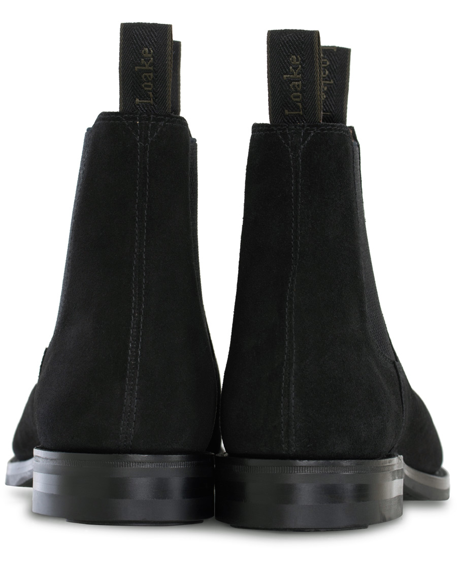 Herre | Loake 1880 Chatsworth Chelsea Boot Black Suede | Loake 1880 | Chatsworth Chelsea Boot Black Suede