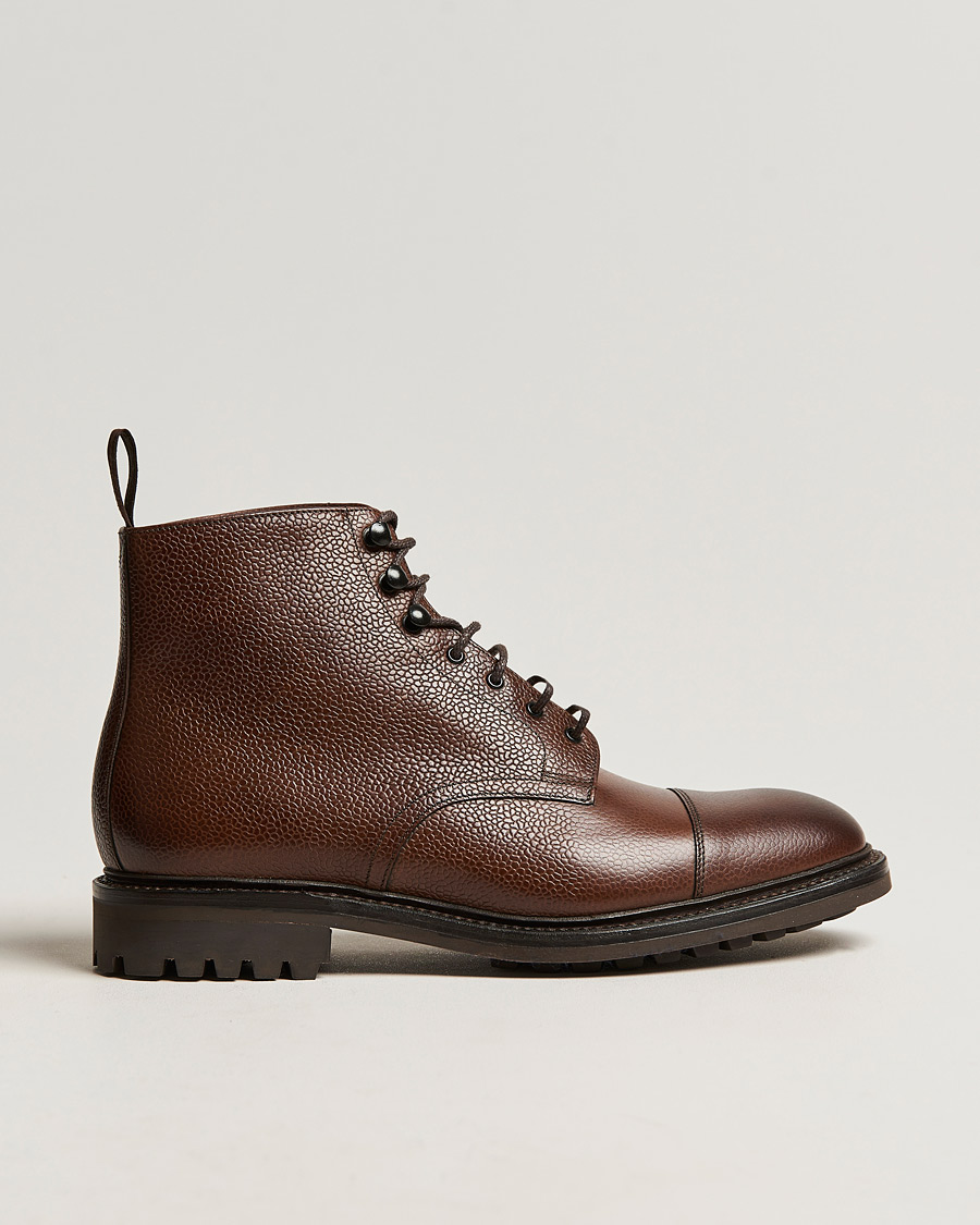 Herre | Støvler | Loake 1880 | Sedbergh Derby Boot Brown Grain Calf